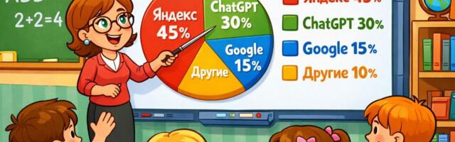 Доля рынка нейросетей в РФ для GEO-продвижения в ИИ