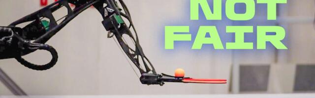 Ping-Pong Robot Defeats Elite Human Player video