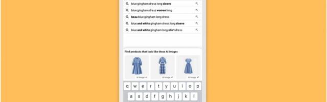 Amazon’s search bar now generates AI product images while you type your query