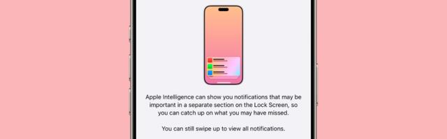 iOS 18.4 Adds Apple Intelligence Priority Notifications Feature