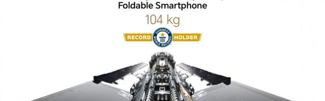 Honor Magic V5 sets a record for heaviest weight lifted by a suspended foldable