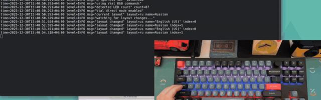 kolor-keyboard — рисуем RGB подсветкой клавиатуры флаг языка раскладки