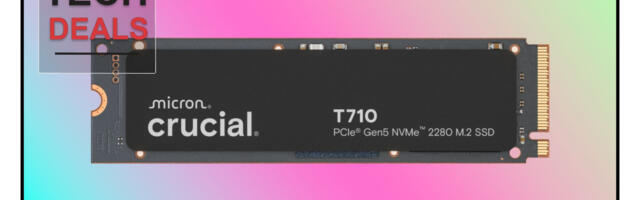 Crucial's T710 returns to lowest-ever price in every capacity — score one of the fastest SSD's on the market for as little as 10 cents per GB
