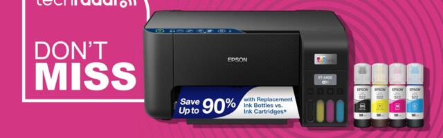 Slash your printing costs: Epson EcoTank ET-2400 is the cheapest all-in-one ink tank printer right now, with big savings at Amazon