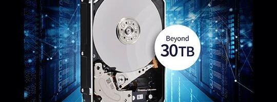 Toshiba demonstrates 30TB+ HDDs using HAMR and MAMR technologies — customer sampling scheduled for 2025