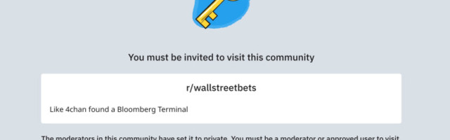 WallStreetBets goes dark