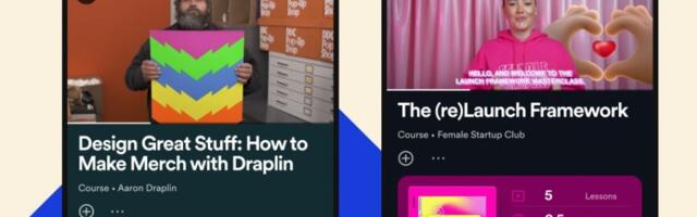 Spotify tries its hand at offering video learning courses