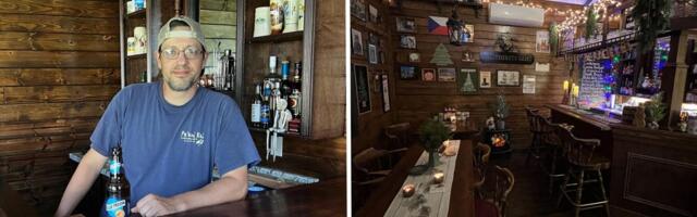 A man spent $61,000 to transform part of his backyard into a pub he could enjoy with friends and family