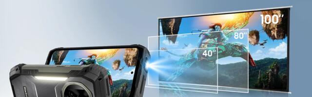 2025 is the year of the smartphone projector as yet another rugged mobile phone launches with a 100-inch 480p 100nits projector - and a 20,000Ah battery