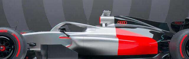 Audi goes full minimalism for its first-ever Formula 1 livery