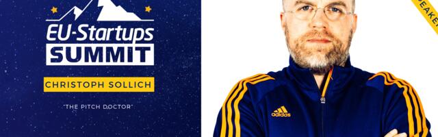 “The Pitch Doctor” Christoph Sollich joins the EU-Startups Summit 2026 in Malta