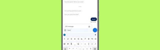 Android Now Lets You Edit Text Messages