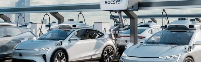 Rocsys raises €11.1 million and unveils world’s first multi-bay hands-free charging solution for robotaxi fleets