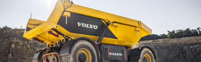 Volvo and Holcim jointly work on a project to use autonomous electric haulers