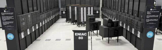 Neurodivergent teacher uses dyscalculia "superpower" to recreate full-scale, whale-sized replica of world's first programmable digital computer — 21st-century ENIAC used almost 3,000 sq ft of cardboard and NASA's Artemis II may be his next big challenge