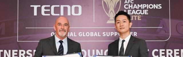 Tecno signs on as Official Global Supporter of the Asian Football Confederation