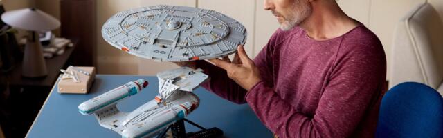 Engage! The Lego Star Trek Enterprise NCC-1701-D model is here, and it is spectacular