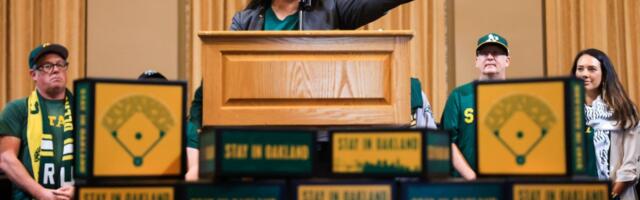 In showy late-game swing, Oakland mayor calls for MLB owners to reject A’s move