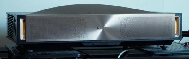 The Hisense L9Q projector beams a bright, refined-looking picture and has incredible built-in sound