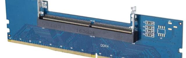 This $13 DDR desktop adaptor card could save you some serious money if you've got old DDR4 laptop memory around