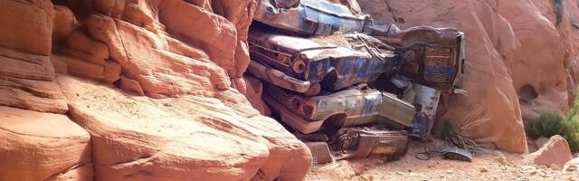 This Remote Canyon Is One Of America's Most Bizarre Car Graveyards