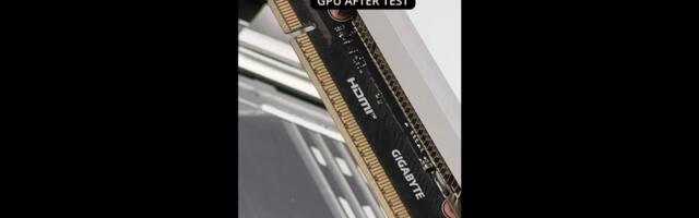 Gigabyte pokes fun at Asus’ GPU-scratching quick-release mechanism — undamaged GPU connector even after 100 insertions