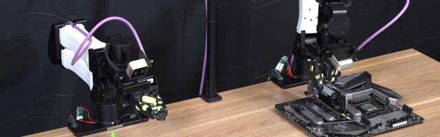 Nvidia reveals AI robots that taught themselves to install GPUs into motherboards — video shows robot ‘solve high-precision tasks like… installing GPUs all by itself’