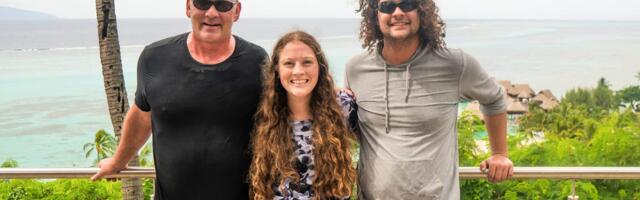 My boyfriend and I brought his dad on our tropical vacation. It was far from romantic, but we still had an amazing time