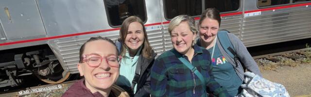 My friends and I take a 14-hour Amtrak trip together every year. It's the cheapest way to spend time together.