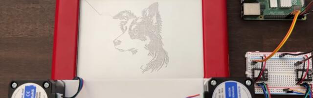 This Raspberry Pi Etch A Sketch bot will bring out your inner artist