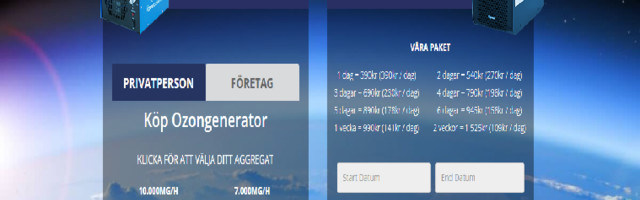OzonStockholm – Clean and sterilize with Ozone