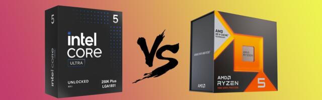 Intel Core Ultra 5 250K Plus vs AMD Ryzen 5 7600X3D faceoff — Battle for the fastest mid-range gaming CPU