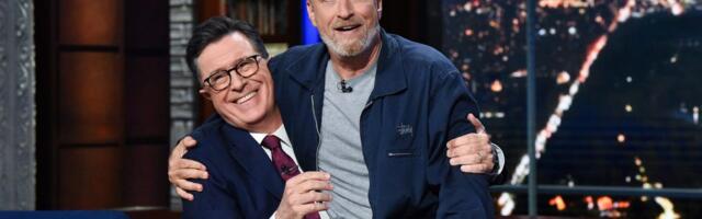 Jon Stewart suggests Colbert's cancellation is tied to Paramount's Trump settlement