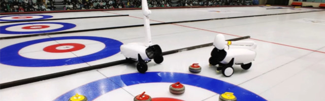 Curly the curling robot throws stones like a pro