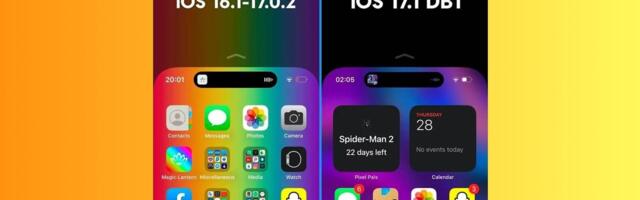 iOS 17.1 Beta Gives Reachability a Black Background on iPhones With Dynamic Island