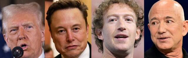 Then & now: How Elon Musk, Mark Zuckerberg, Jeff Bezos, and other tech leaders are treating Trump differently this time around