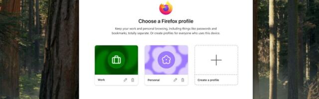 Firefox is adding profiles to separate your browsing sessions