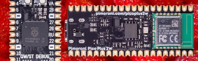 Pimoroni Pico Plus 2 W features mysterious 'Raspberry Pi RM2' Wi-Fi chip