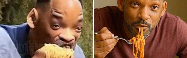 Then vs. now: AI videos of Will Smith eating spaghetti show just how advanced the tech has gotten