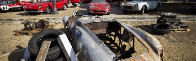 Why a twisted hunk of metal that used to be a Ferrari just sold for nearly $2 million at a Monterey auction