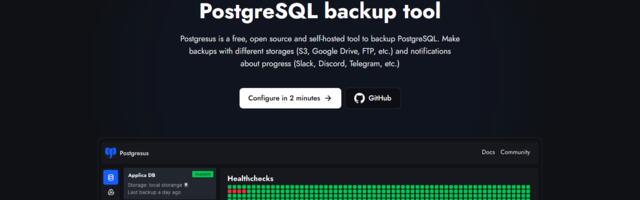 Postgresus 2.0: новая версия open source инструмента для резервного копирования PostgreSQL