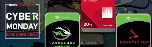 The Best Cyber Monday hard drive deals, include 20TB capacities at $0.02 per GB