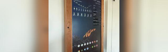 Maker builds cool Raspberry Pi Home dashboard with an old touchscreen monitor
