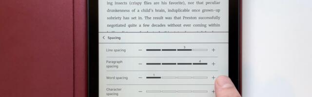 Amazon improves Kindle accessibility with new text spacing adjustments