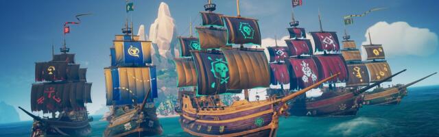 Xbox's Sea of Thieves was the most downloaded game on PS5 last month