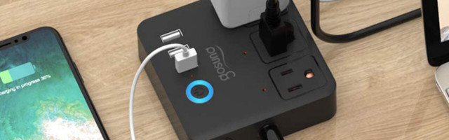 Safeguard your delicate electronics with this savvy smart power strip with surge protection