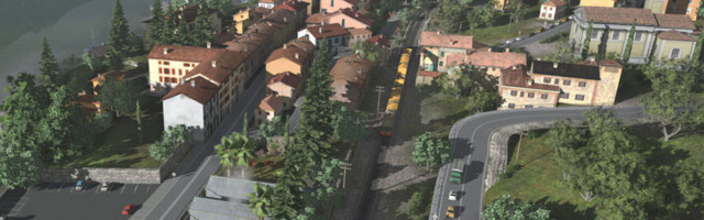 The Trainz Railroad Simulator lets you drive trains and build an entire world around your rails