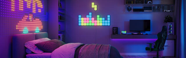 Govee’s latest smart lights bring pixel art to your desk and a speaker to your lamp