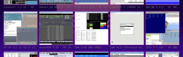 The Virtual OS Museum lets you relive over 600 operating systems right on your desktop