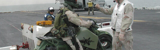 This US Marine Corps Motorcycle Doesn't Use Gas - It Runs On Jet Fuel